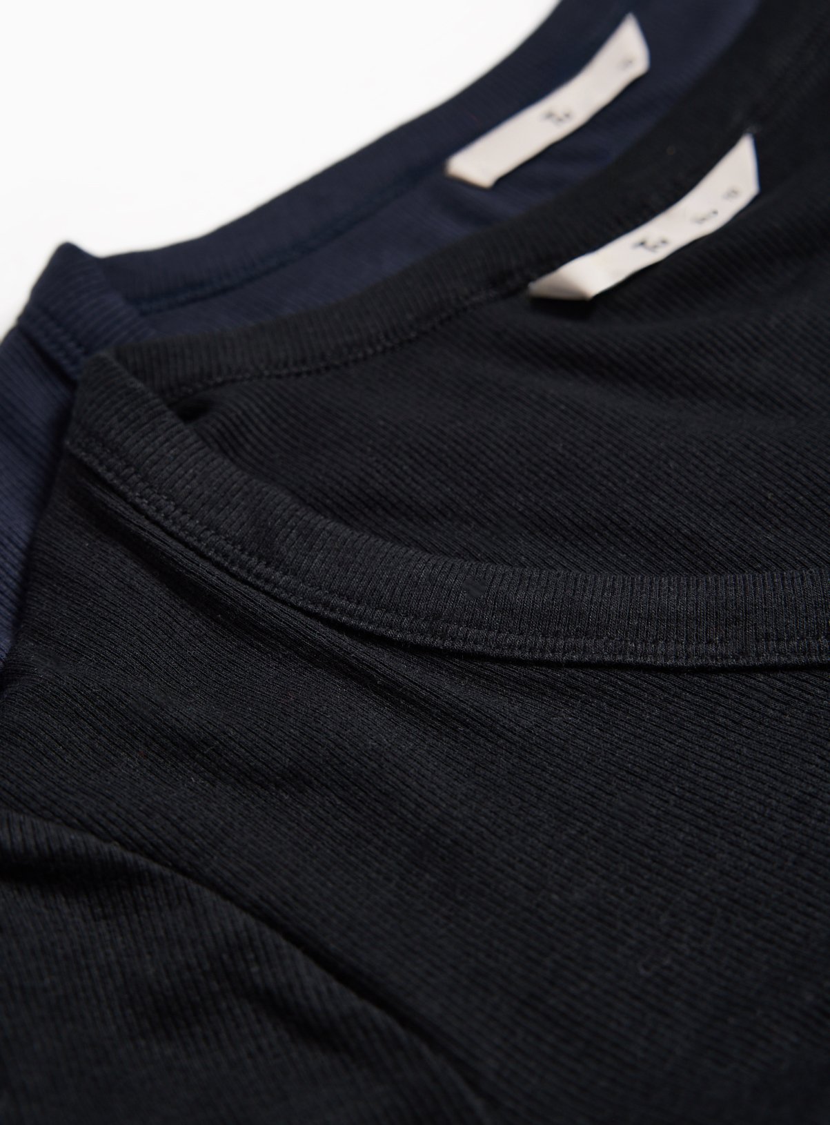 Long Sleeve V-Neck Ribbed T-Shirts 3 Pack  16 - Image 2 thumbnail